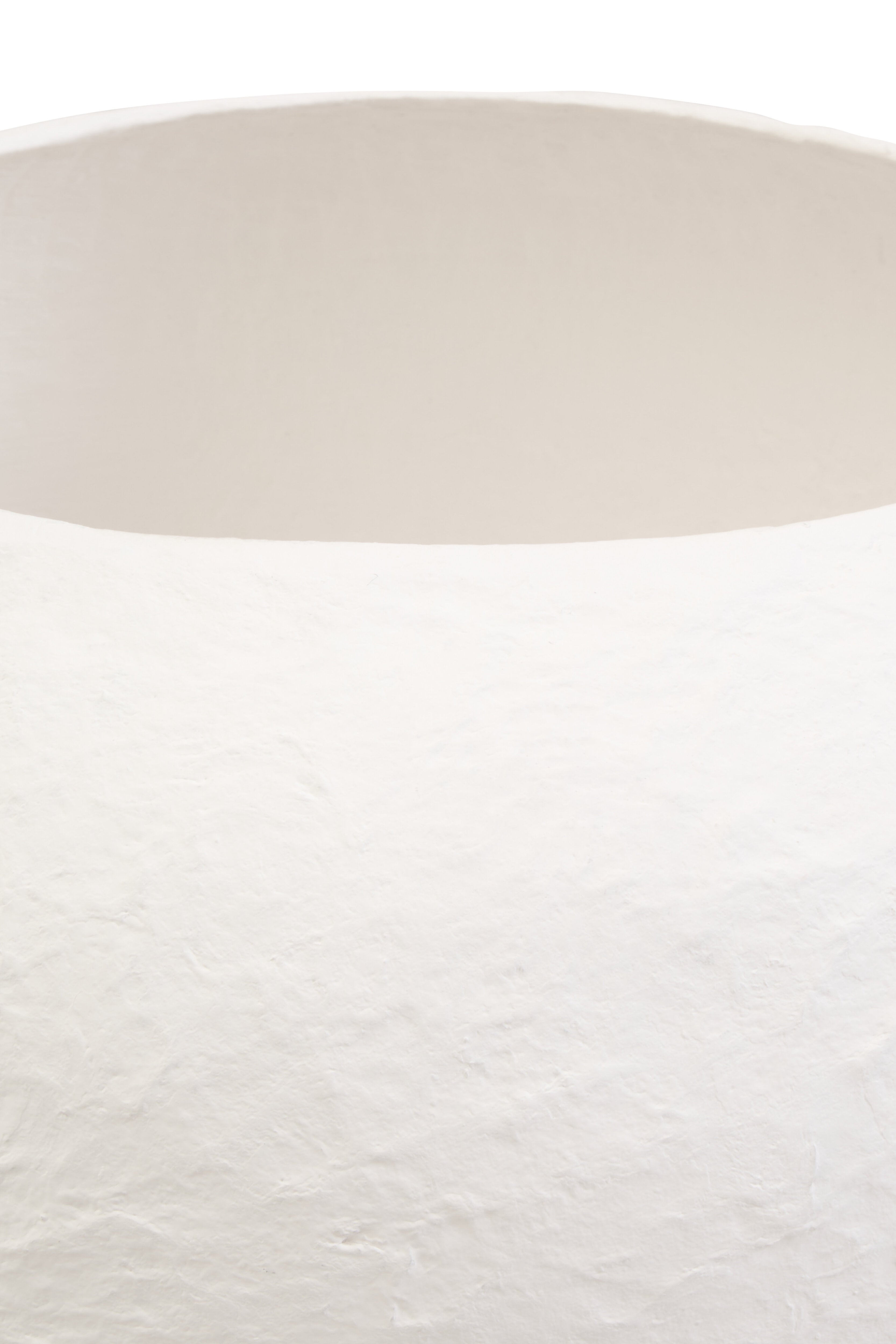 Bosie Cotton Mache Large White Planter